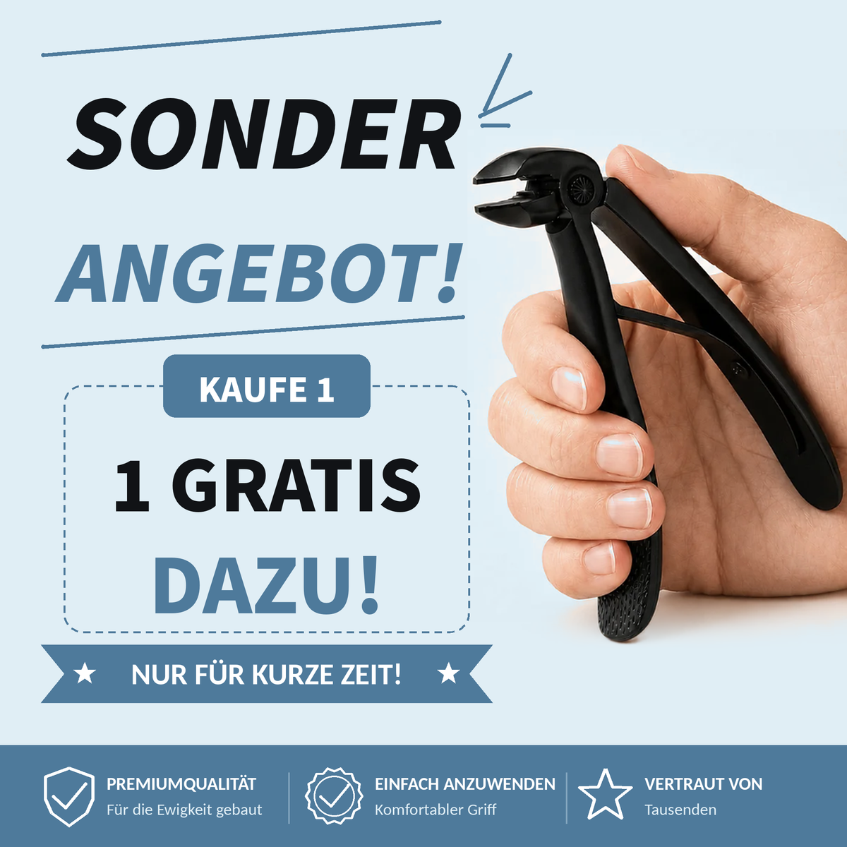 NagelLeicht Nagelknipser für dicke Nägel