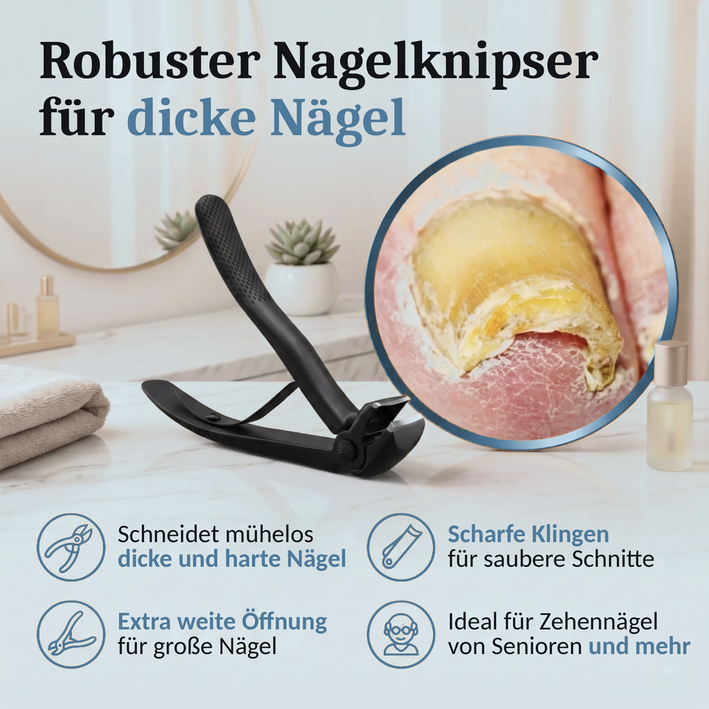 NagelLeicht Nagelknipser – abgewinkelter Kopf